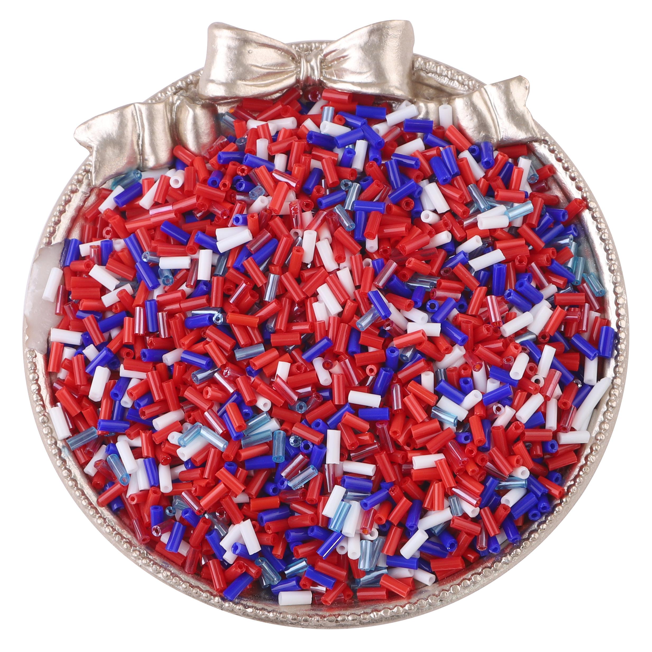 

1300 шт. 2x5 мм разноцветные стеклянные трубки, стеклярус, бусины, чешский шарм для изготовления ювелирных изделий своими руками, аксессуары для шитья одежды