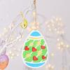WTEMPO DIY Epoxy Resin Mold Easter Eggs Shaped Design Silicone Mold Home Festive Party Hanging Pendants Making Mold Decoration Silicone Mold