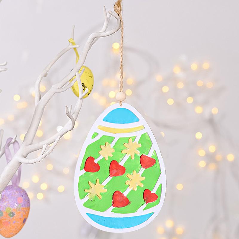 WTEMPO DIY Epoxy Resin Mold Easter Eggs Shaped Design Silicone Mold Home Festive Party Hanging Pendants Making Mold Decoration Silicone Mold