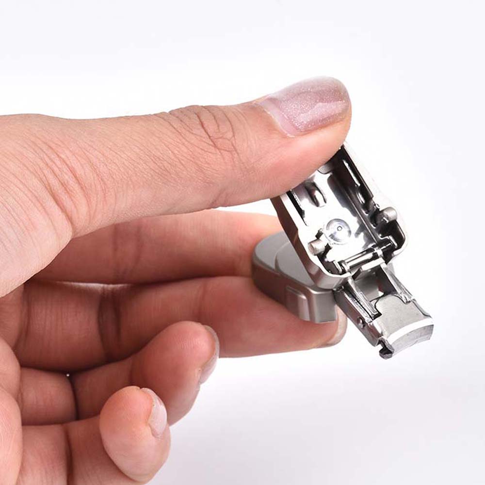 Stainless Steel Mini Nail File Car Key Decor Fingernail Clipper Mini Nail Clipper Keychain  Unisex