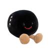Sport Ball Plush Doll Keychain Set Football Basketball Tennis Baseball Billiard Soft Cute Mini Gift