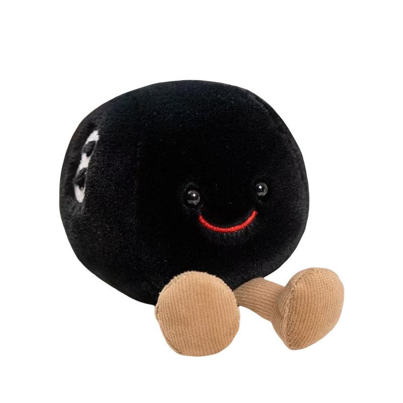 Sport Ball Plush Doll Keychain Set Football Basketball Tennis Baseball Billiard Soft Cute Mini Gift