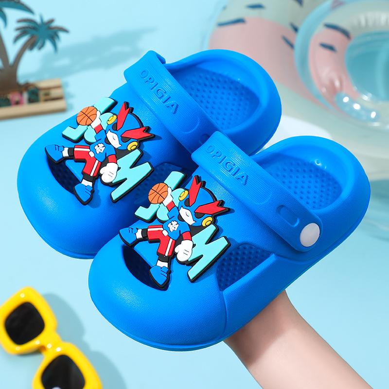 Kinder Sommer 2025 EVA Rutschfeste Sandalen für Jungen & Mädchen - Dicke Sohle, Beidseitig tragbare Outdoorschuhe