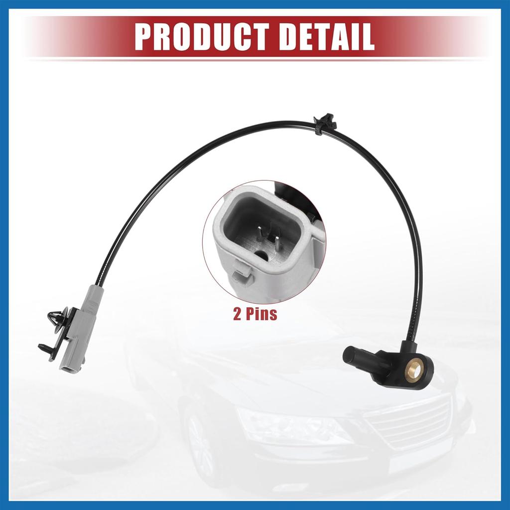 Car Rear Left Right ABS Wheel Speed Sensor Fit for Infiniti Q50 2014-2020 No.479014GA0A/479004GA0A - Pack of 2 Item Replacement