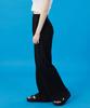 KOLEAT Cooling Wide Pleated Banding Slacks [Black]