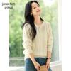 Women's Round Neck Cable Knit Sweater