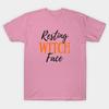 T Shirt Women Resting Witch Face Funny Halloween Tee Harajuku Print Kawaii Tshirt Summer Short Sleeve Female T-Shirt Top Tee