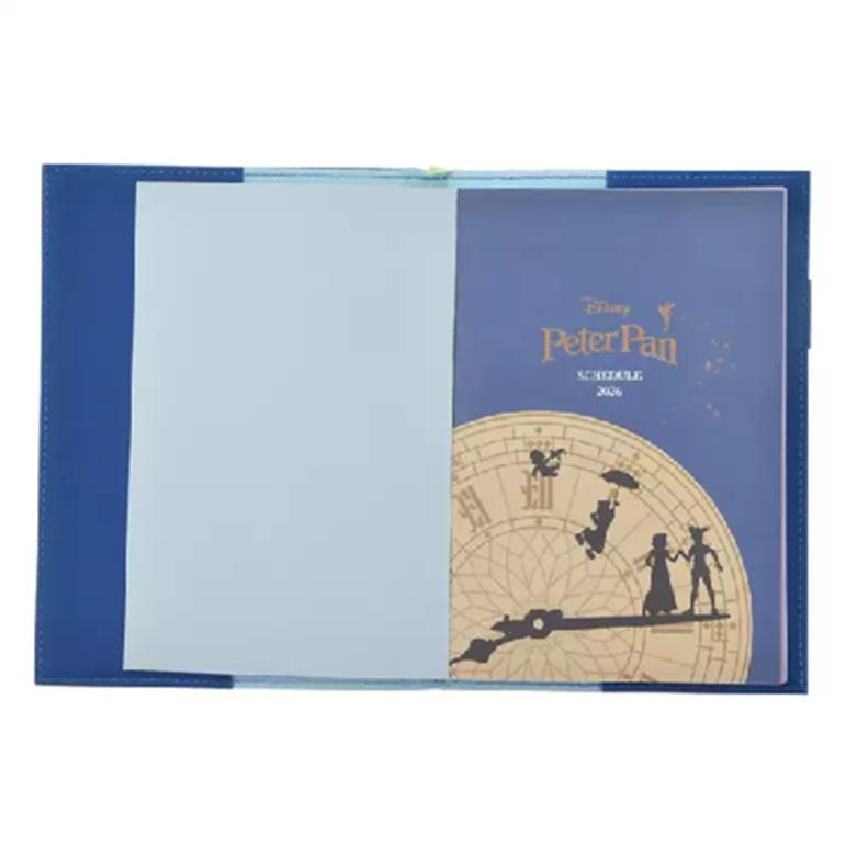 Disney Peter Pan Planner Schedule Book, B6, Embossed 2026 Japan NEW Disney Store
