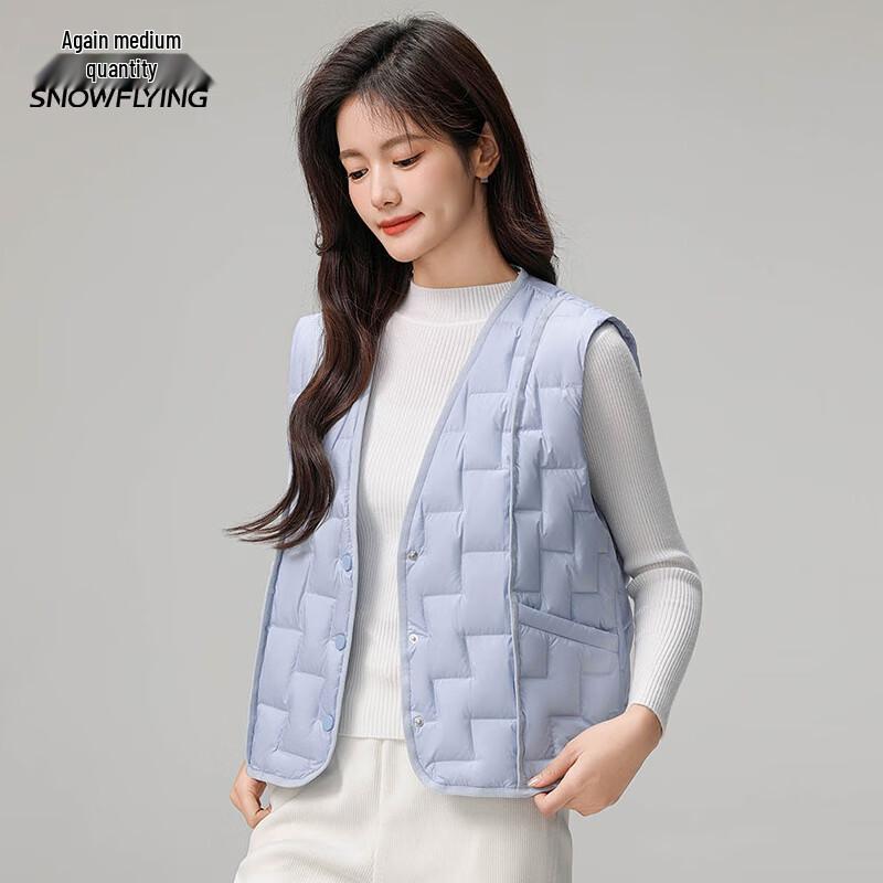 

Xuezhongfei Women s V-Neck Down Vest XL
