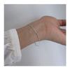 (Silver925) Thin Bracelet Silver Anklet Accessory Jewelry Simple Gorgeous