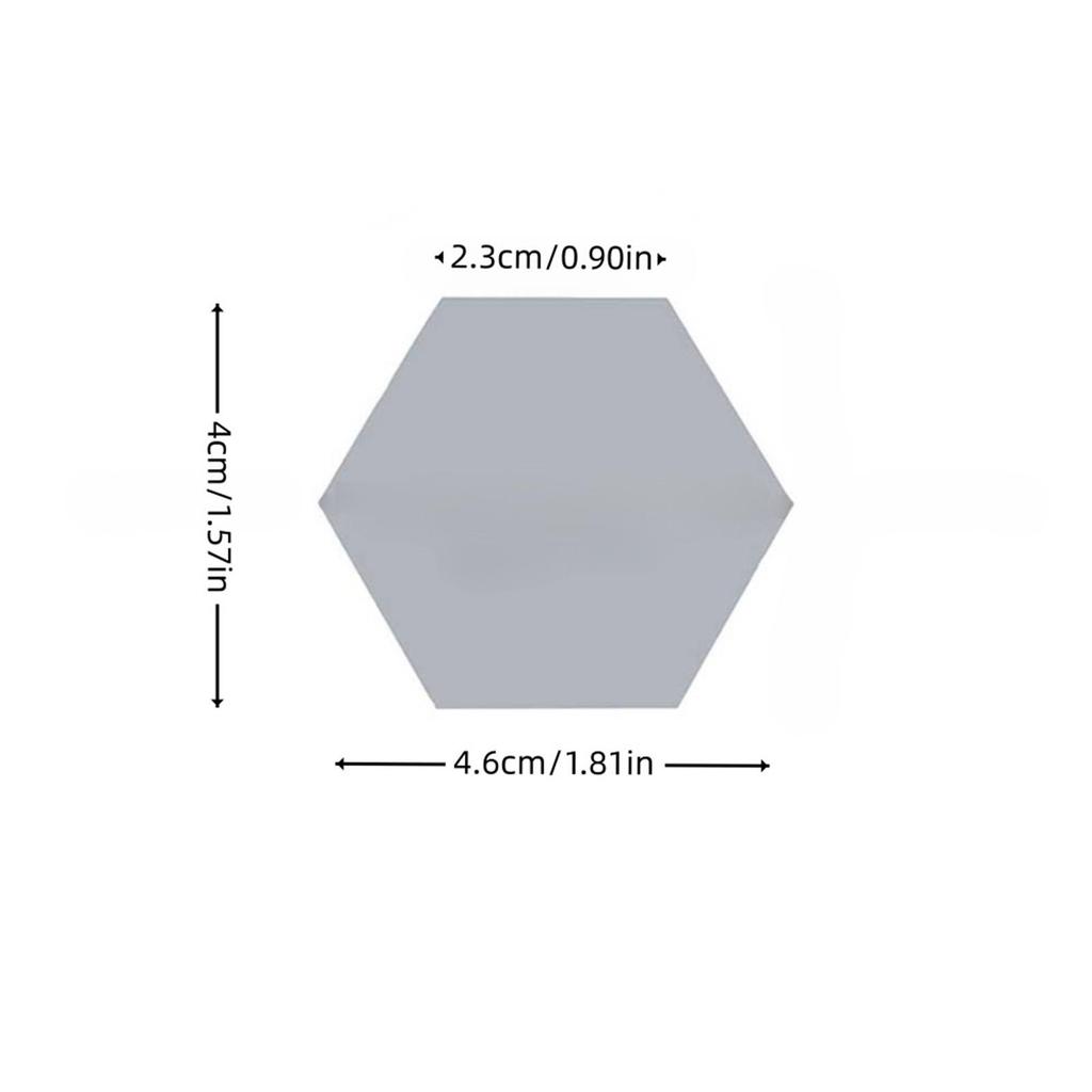 Naklejki ścienne lustrzane, sześciokątne lustro artystyczne DIY Home dekoracyjne fototapety akrylowe samoprzylepne płytki ścienne do salonu sypialni