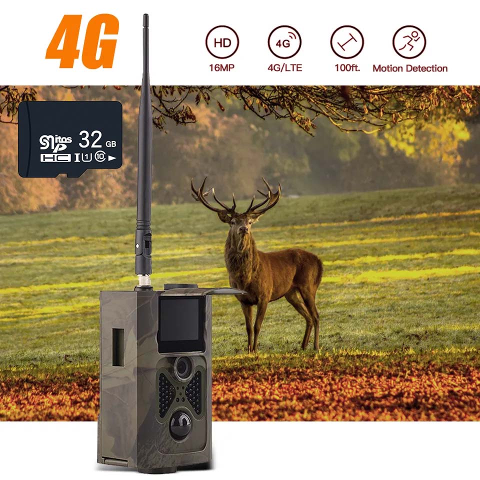 

4g Trail Hunting Camera Hc-550lte 20mp Po Video Tracking Game Cameras Smtp Mms Sms Ftp Trap Surveillance Night Vision Cam