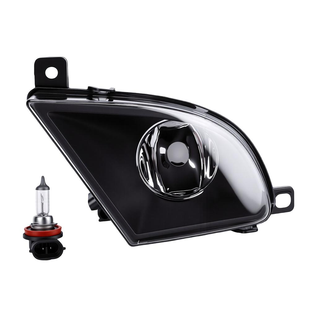 Fog Light Assembly with Bulb Replacement for 5 Series E60 E61 2008 2010 Front Bumper Driving Fog Lamp