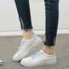 Women Sneakers 2025 Fashion Breathble Vulcanized Shoes Pu Leather Platform Shoes White Lace Up Casual Shoes Zapatos Mujer