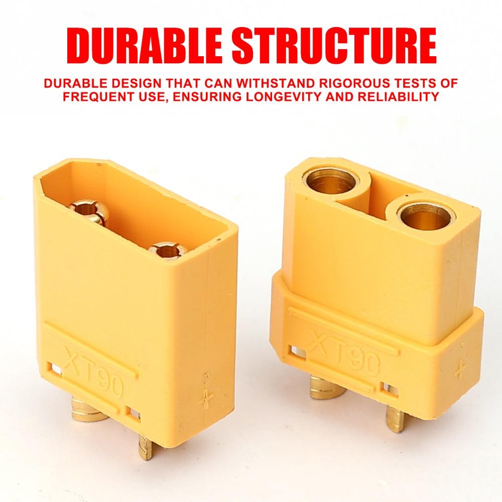 Connettore XT90 Spina XT90H Maschio Femmina Adattatore Batteria Alimentazione Alta Corrente Guaina per Aereo Elicottero Auto Camion RC Parti Lipo