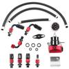 Universal Adjustable Fuel Pressure Regulator For 7MGTE MKIII with Oil 100psi Gauge FPR AN6 Oil Hose Fitting EFI FPR-1005