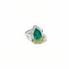 Malachite and Peridot Ring in 925 Sterling Silver – Handmade Women’s Gemstone Jewelry, Anniversary gift for Her, Christmas Gift