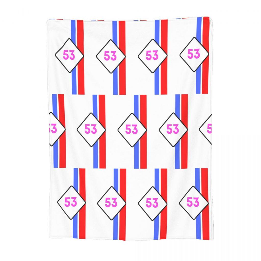 Herbie Number Blanket Soft Warm Flannel Throw Blanket Plush for Bed Living room Picnic Travel Home Couch