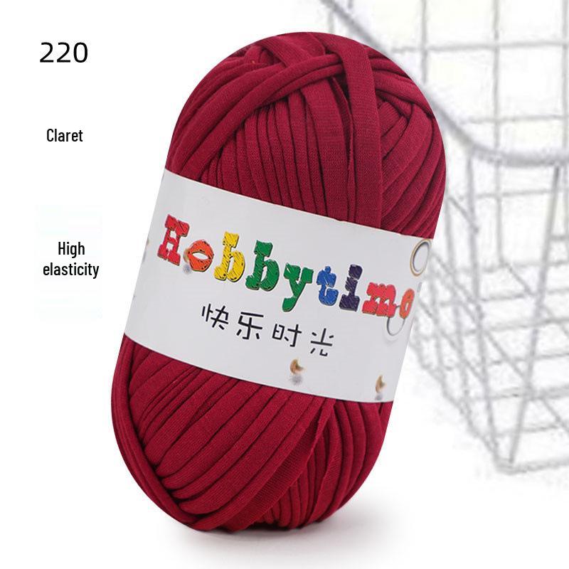 Cloth Strip Yarn DIY Crochet Kit: Handmade Bag, Knitting Material for Cushions, Carpets, and Dolls