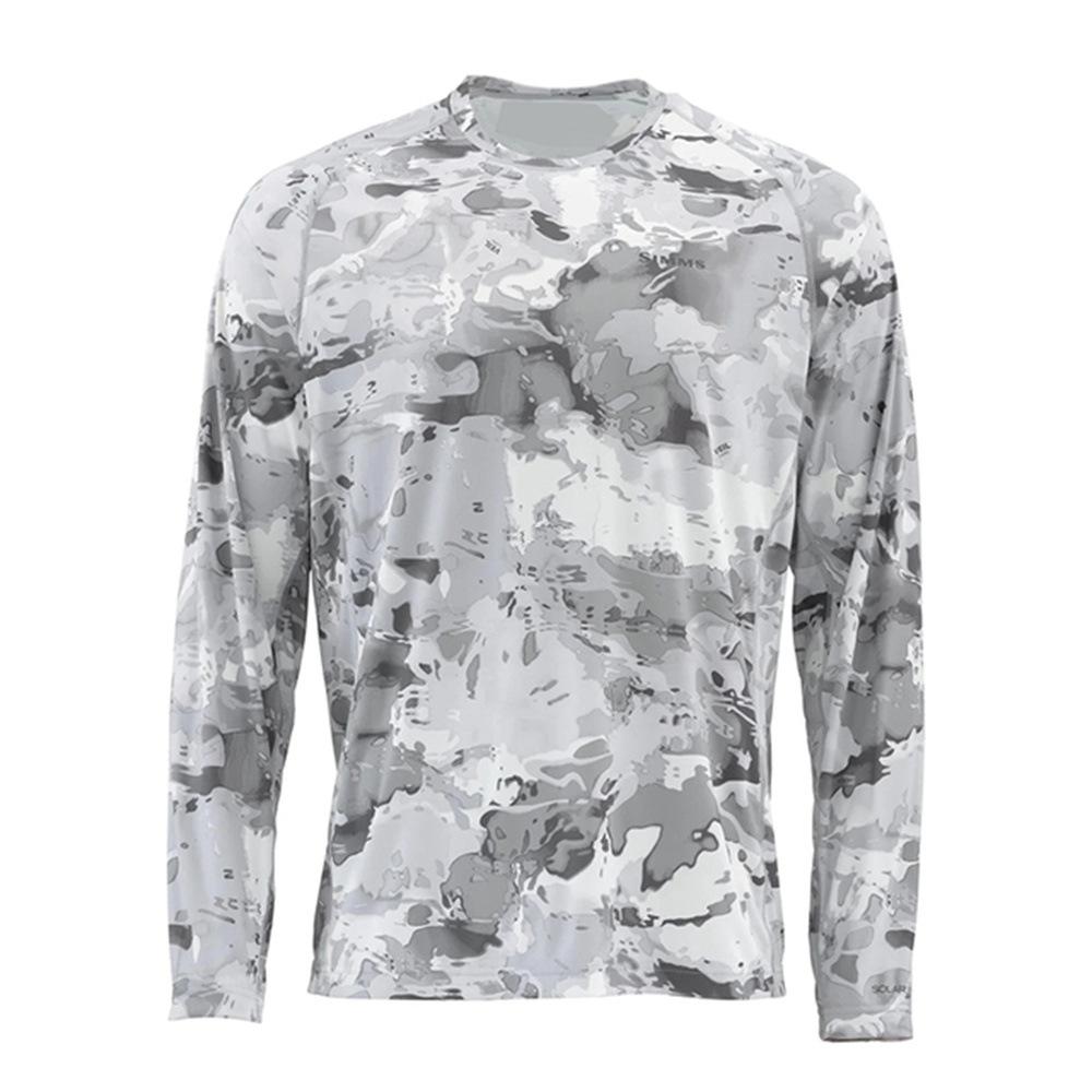 Simms long-sleeved T-shirt summer sunscreen clothes Luya fishing clothes upf50 + quick-drying breathable men's clothing new