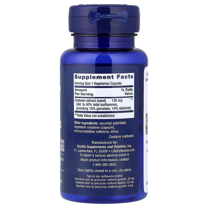 Soy Isoflavones, 30 Vegetarian Capsules (135 Mg Per Capsule)