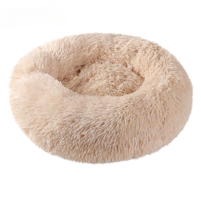 Pet Supplies Plush Winter Round Dog Mat