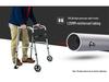 Aluminum Alloy Rollator Walker with Wheels, Seat, and Arm Support – Four-Legged Mobility Aid.