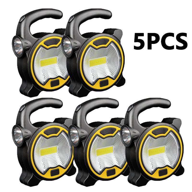 Mini Portable Work Light Battery Powered Handheld Lantern Super Bright Flashlight Outdoor Tent Camping Lights Without Battery