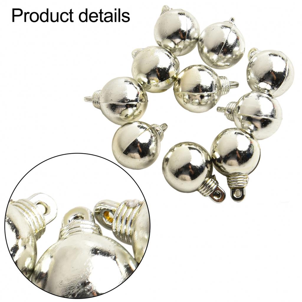 Different Color Options Baubles Christmas Balls Tree Decorations Cap With Rope