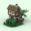 New 1681 Parts Customized MOC Medieval Castle vineyard Model Building DIY Blocks Bricks Assembly Toys Educational Holiday Gifts