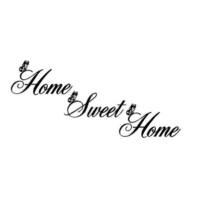 Sweet Home Proverb Wall Sticker Living Room Bedroom Wallpaper Decals