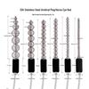 Chaqu Electric Shock Stainless Steel Urethral Beaded Rod for Alternative Play