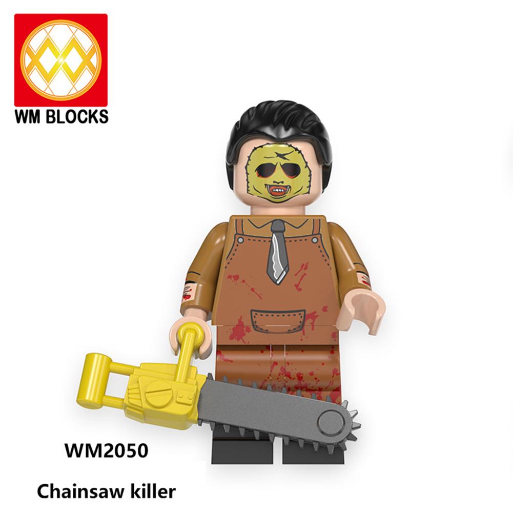 Wm Halloween Series Assembled Minifigure Building Blocks Children Puzzle Toys Birthday Gifts