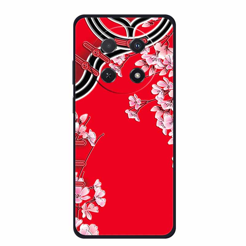 3D Emboss Case For Huawei Nova 14i Phone Case Coque Flowers Silicone Soft Back Cover For Huawei Nova 13i Y91 12i Case Funda Para