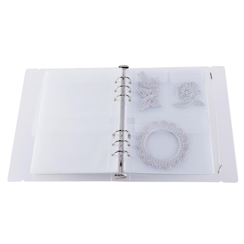 DIY Scrapbooking Stanzformen Schablone Aufbewahrungsbuch Kollektionen Hülle Organizer