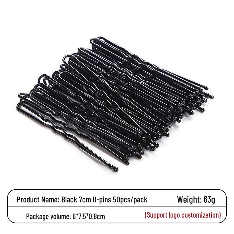 Bold U-Shape Updo Hairpin – Black Hair Accessory for Women