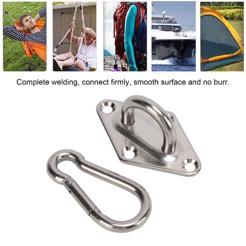 2 Set M8 Hammock Hanging Kit Stainless Steel Hammock Mount Kit  Boat Rigging