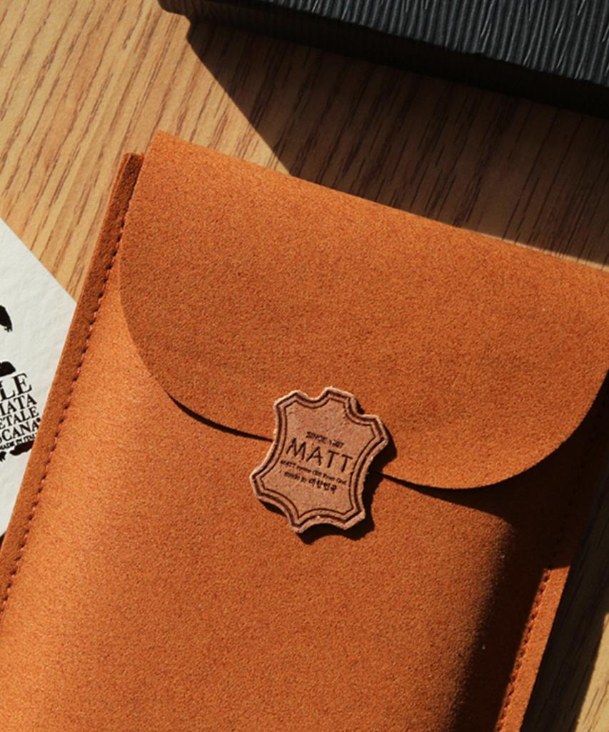Matt New Vecchio Cowhide Card Holder Green