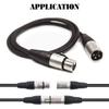 3Pin Speaker XLR Jack Nickel Plated Audio Speaker Connectors Microphone Plug  Speaker Accessories