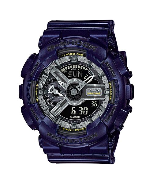 

Casio Men s Resin 200M Water Resistant Digital Shock Resistant Quartz Watch GMA-S110MC-2A синий