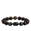 Natural Brunei Agarwood Bracelet for Men, Obsidian Zodiac Buddha, Sandalwood Peace Amulet Buddhist Bead Bracelet