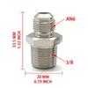 מתאם פלדה ישר 6AN זכר להתלקחות ל-1/4"NPT 3/8"NPT 1/8NPT לחיבור צינור למתאם קירור שמן