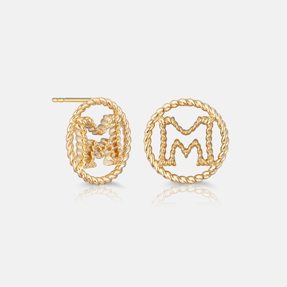 Tuberare Gold Silver Earrings A201Se0063Ypq