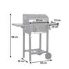 Grill Węglowy Z Pokrowcem Berdsen Bd-892 Czarny