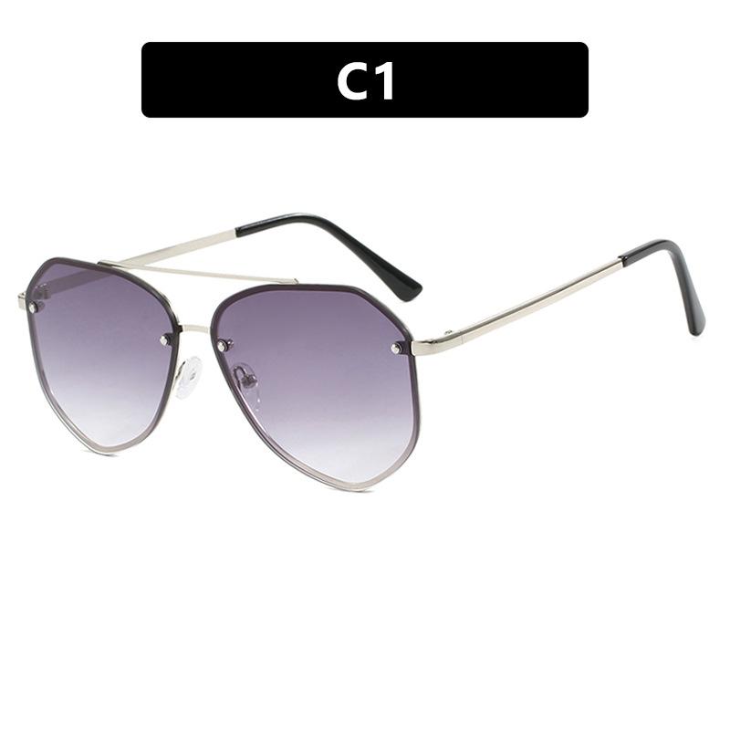 Summer Small Square Sunglasses Metal Polygon Mirrored Lens Frame Sunglasses for Men and Women Fashion UV400 Sun Glasses Eyewear Metal
