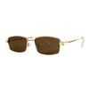 Retro metal box feeling small frame versatile sunglasses Internet celebrity fashion outdoor sunscreen sunglasses advanced sense