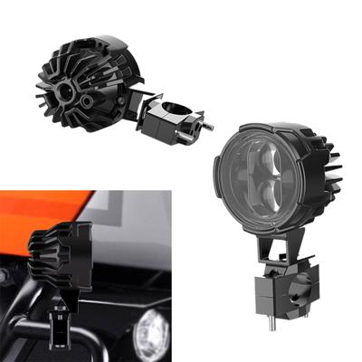 Round LED Offroad Driving Fog Lights Pod Lights Waterproof Motorcycle Fog Lights Work Auxiliary Lights 120W 12000lm