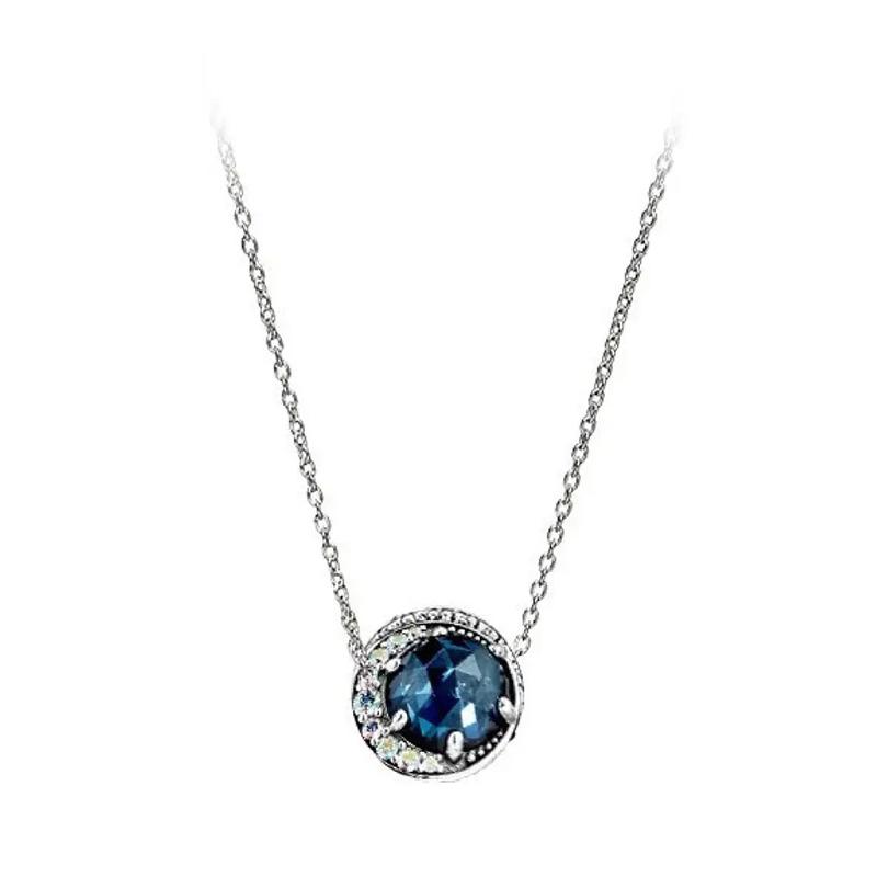 Pandora Moon And Evening Sky 925 Silver Necklace Set Women necklaces R800259 45