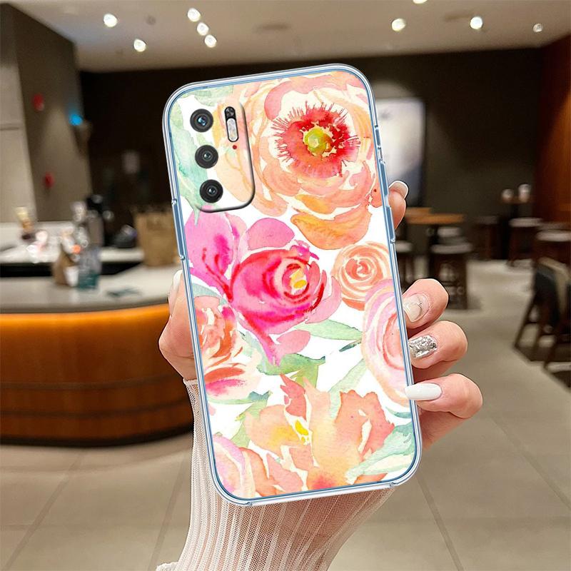 NH24 Flowers rose Pink Phone Case for Motorola Moto G10 G20 G30 G31 G32 G34 G35 G41 G42 G50 G51 G52 G55 G60 G60S G62 G71 G72 G75