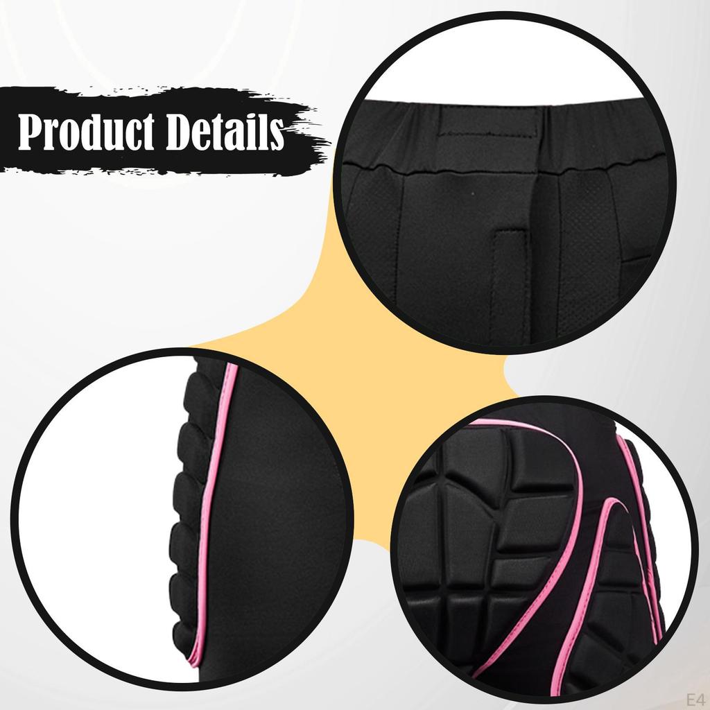 Padded Shorts Gear Comfortable Butt Pads Impact Crash Pants for Ski Snowboarding Figure Skating